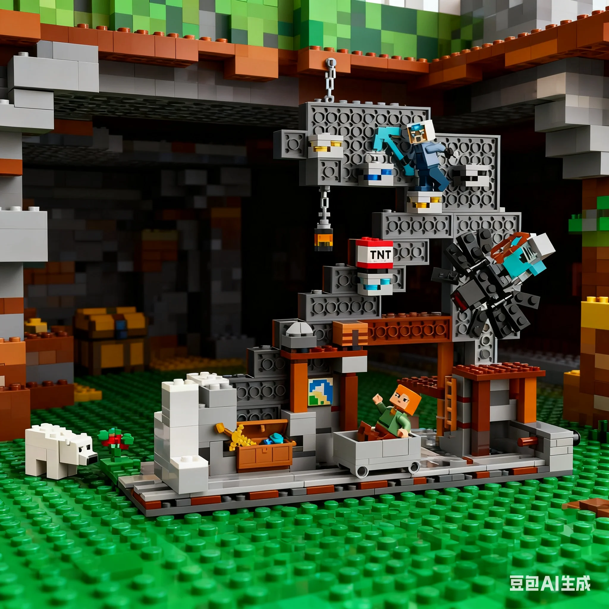 ليجو ماين كرافت 21277 كلاسيك ماين بيك لغز كتل الأولاد والبنات ألعاب ألغاز هدية