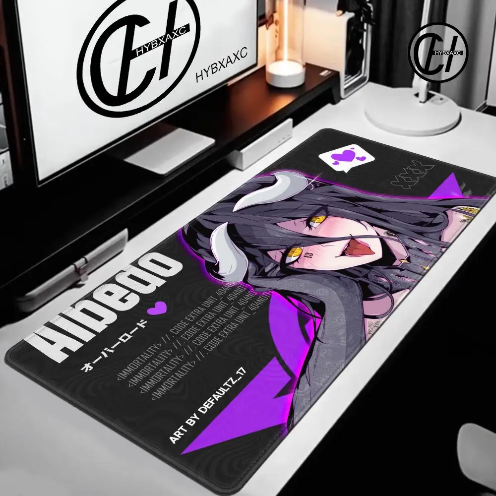 Mouse Carpet Mouse Pads Gamer Albedo Anime Sexy Girls Keyboard Mat Pad Gaming Desk Protector Large Mousepad Xl Deskmat Mats Cute