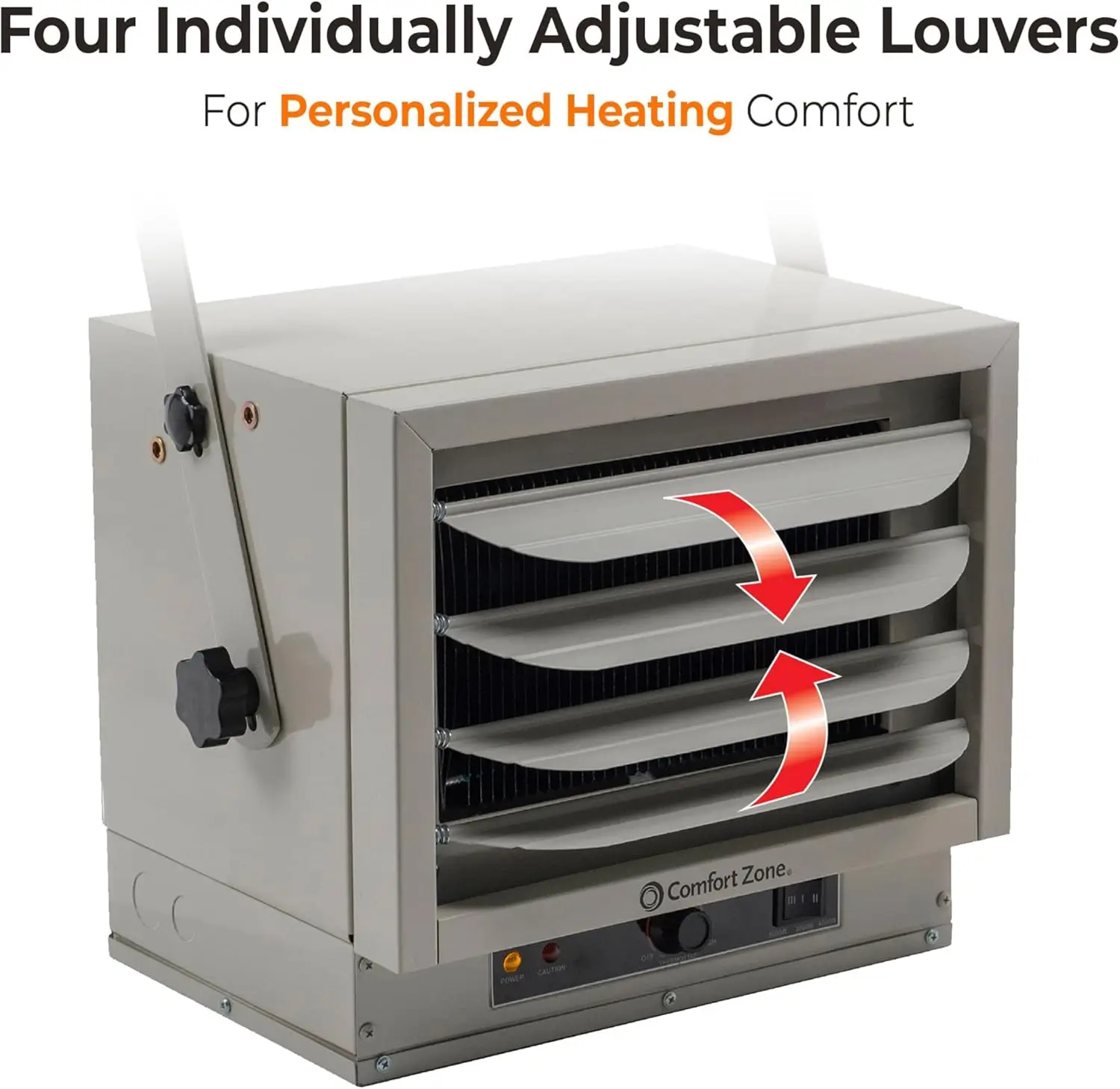 Garage Heater, 5,000-Watt, Ceiling Heater, 3 Heat Settings, 240V Electric Garage Heater For Indoor Use, Ceiling Mou