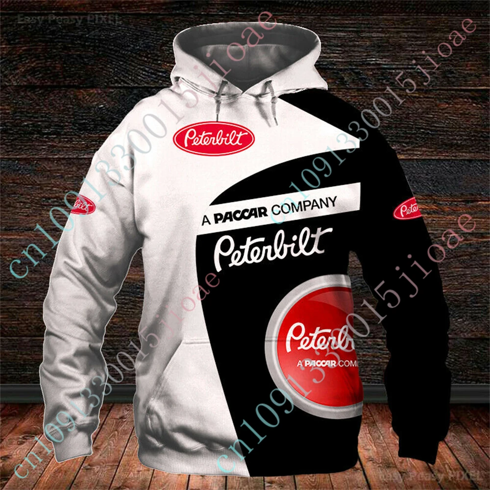 

Peterbilt Hoodies For Men Women Harajuku Pullover Top Unisex Clothing Casual Sweatshirt Anime Oversize Zip Hoodies Custom Logo