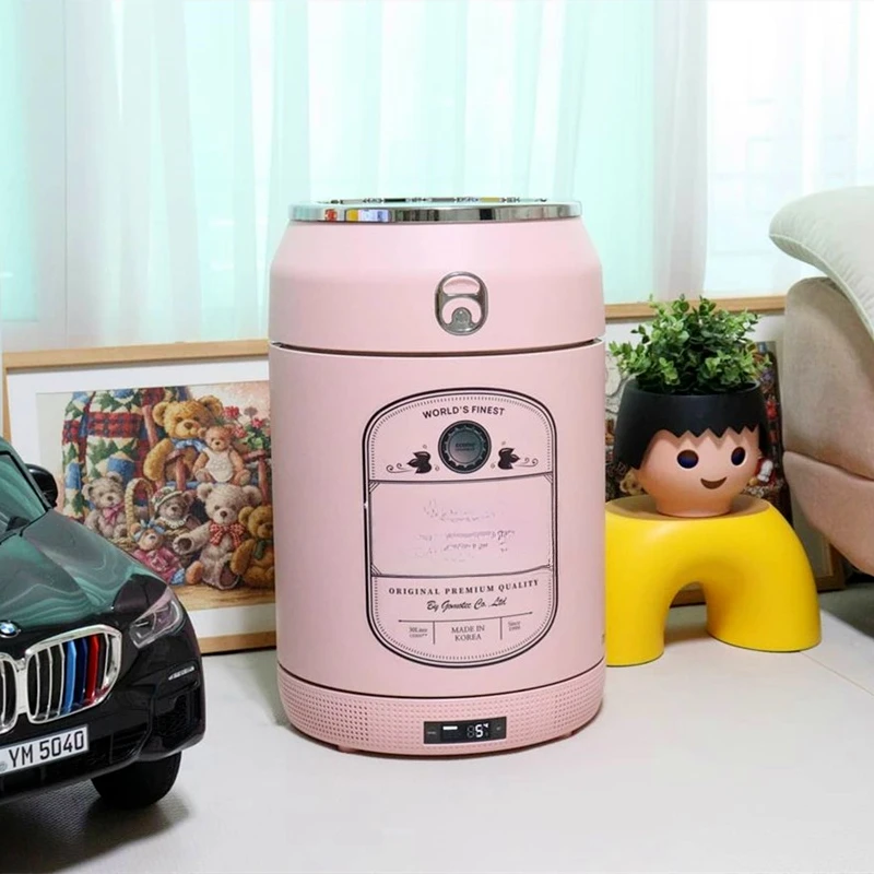 Cans Small Refrigerator White Pink Purple Cosmetics Bluetooth Red Wine Beverage Mini