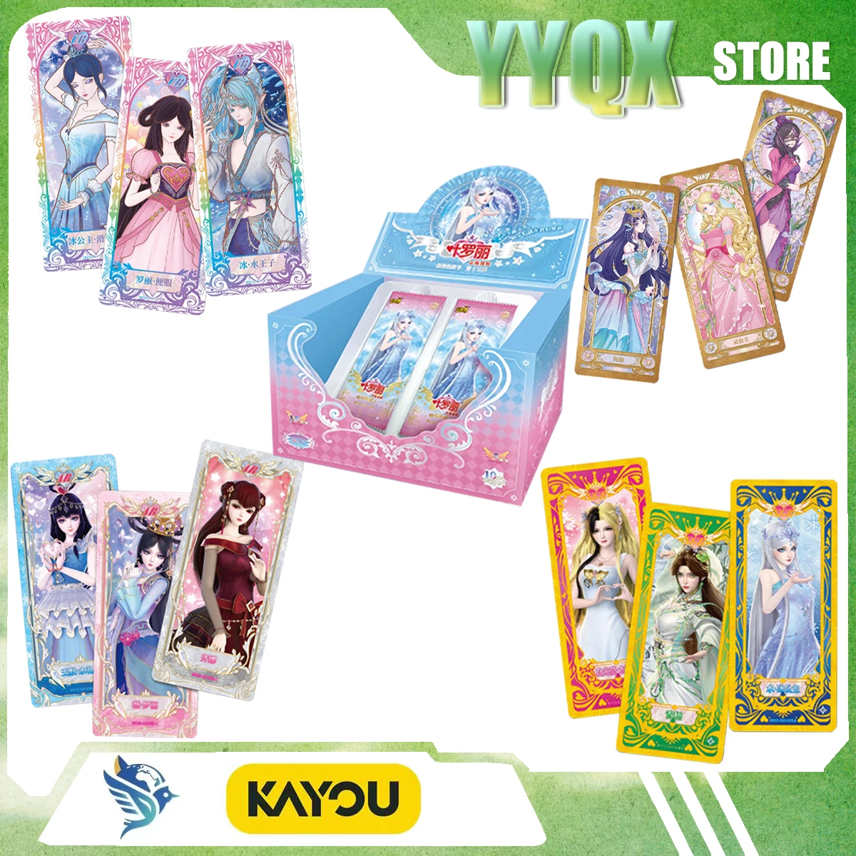 kayou-2026-新ロリ・メアリー・アイスプリンセス・スピリットプリンセス・ピーフォールコレクションカード周辺機器キュートな漫画映画サプライズギフトおもちゃ