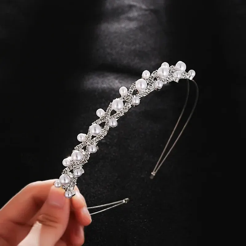 Multi-layer Pearl Rhinestones Pearl Headband Hair Accessories Bridal Hair Accessories