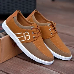 Fashion Men's Canvas Shoes Light Casual Sports Men Shoes Mesh Breathable Vulcanized Shoes for Men Soft Sole Men Sneakers 2024New