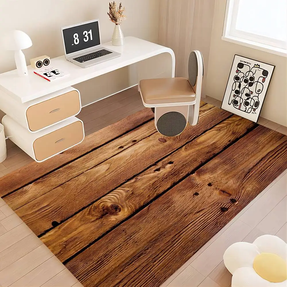 Mooie houten rechthoekige kamermatten wasbaar antislip woonkamer bank stoelen gebied mat keuken deurmat gebied tapijt