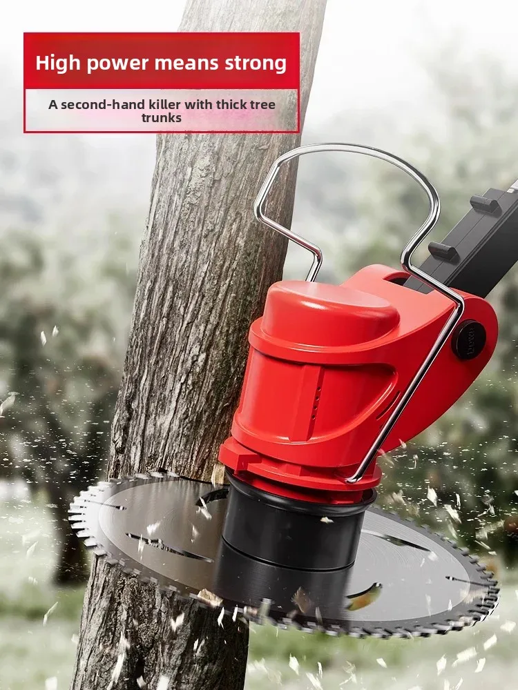 Portable Multifunctional Rechargeable Lithium-ion Electric Lawn Mower Household Garden Grass Cutting Weeding Tool