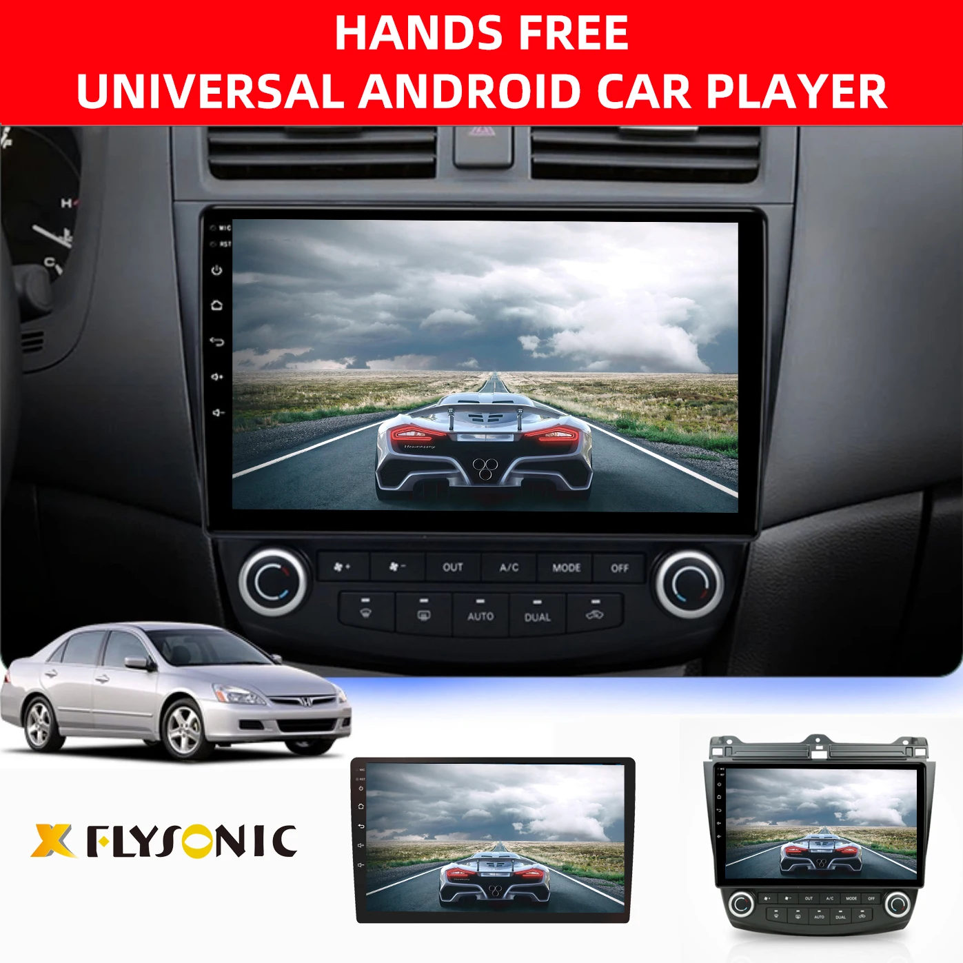2026 Flysonic FM 2.5D Multimedia 2+32G Sprinter Winca Car Dvd Player view 4