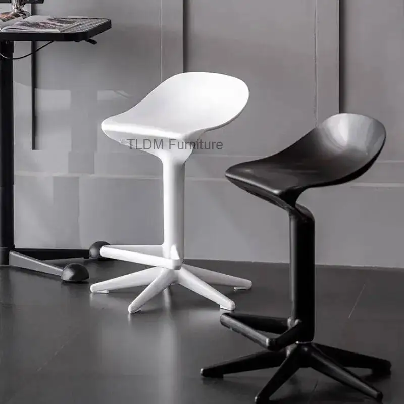 

Регулируемый по высоте вращающийся барный стул с функцией подъема для дома и бара, минималистичное кресло для ресепшн