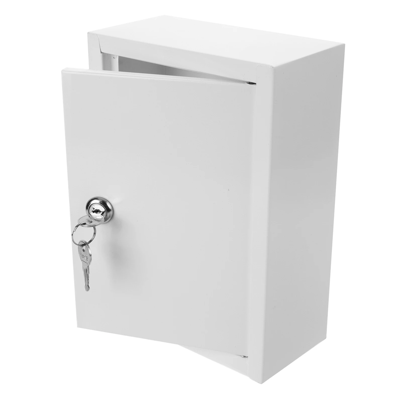 

Milk Box Durable White Outdoor Delivery Boxes Mailbox Porch Holder Wall Mount Storage Kitchen Package Delivery Box Bar
