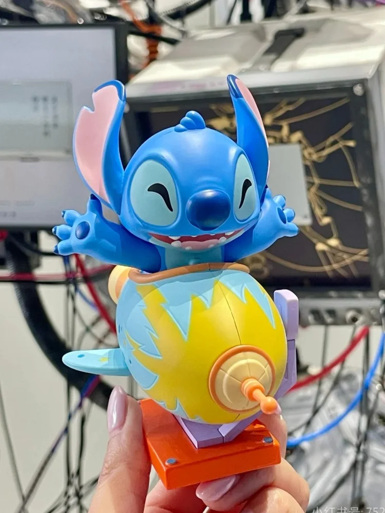 

Hot Disney Stitch Cute Series Blind Box Clockwork Doll Anime Kawaii Model Toys Collection Decoration Ornament Birthday Gift