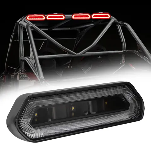 UTV LED 체이스 라이트, LED 테일 브레이크 라이트, 폴라리스 RZR 1000 XP 레인저 캔암 매버릭 X3 용 5 가지 모드, 1.75 인치-2 인치 롤 바에 적합
