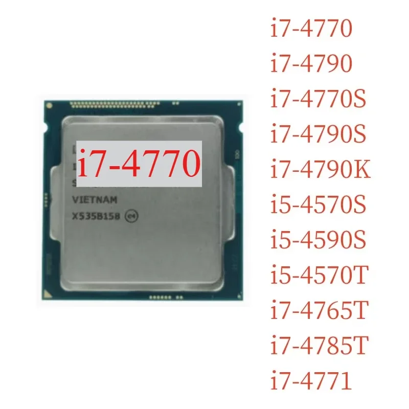 Used intel core 4 i7-4770 i7-4790 i7-4770S i7-4790S i7-4790K i5-4570S i5-4590S i5-4570T  i7-4765T i7-4785T i7-4771 cpu