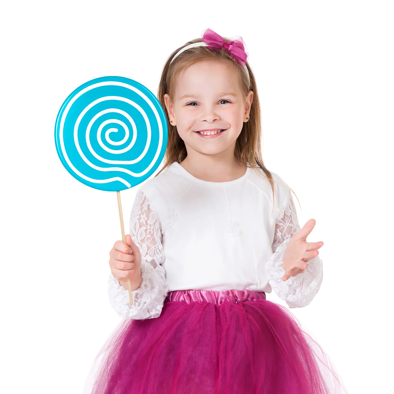 

Lollipop Decorations Lollipops Candy Shape Ornaments Squishy Toys for Kids Wooden