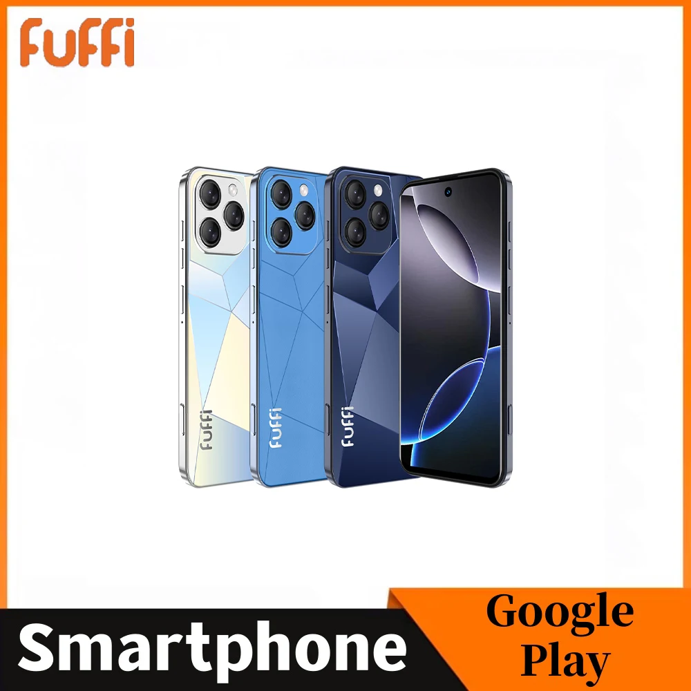 FUFFI Global Vision I16 Pro Smartphone Android 5300mAh 12GB RAM 512G ROM 6.56 Inch 1080x2640HD 24MP+48MP 4G Network Mobile Phone