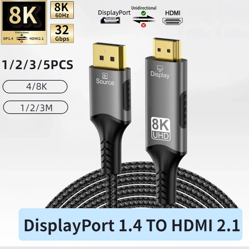 8K@60Hz Displayport…