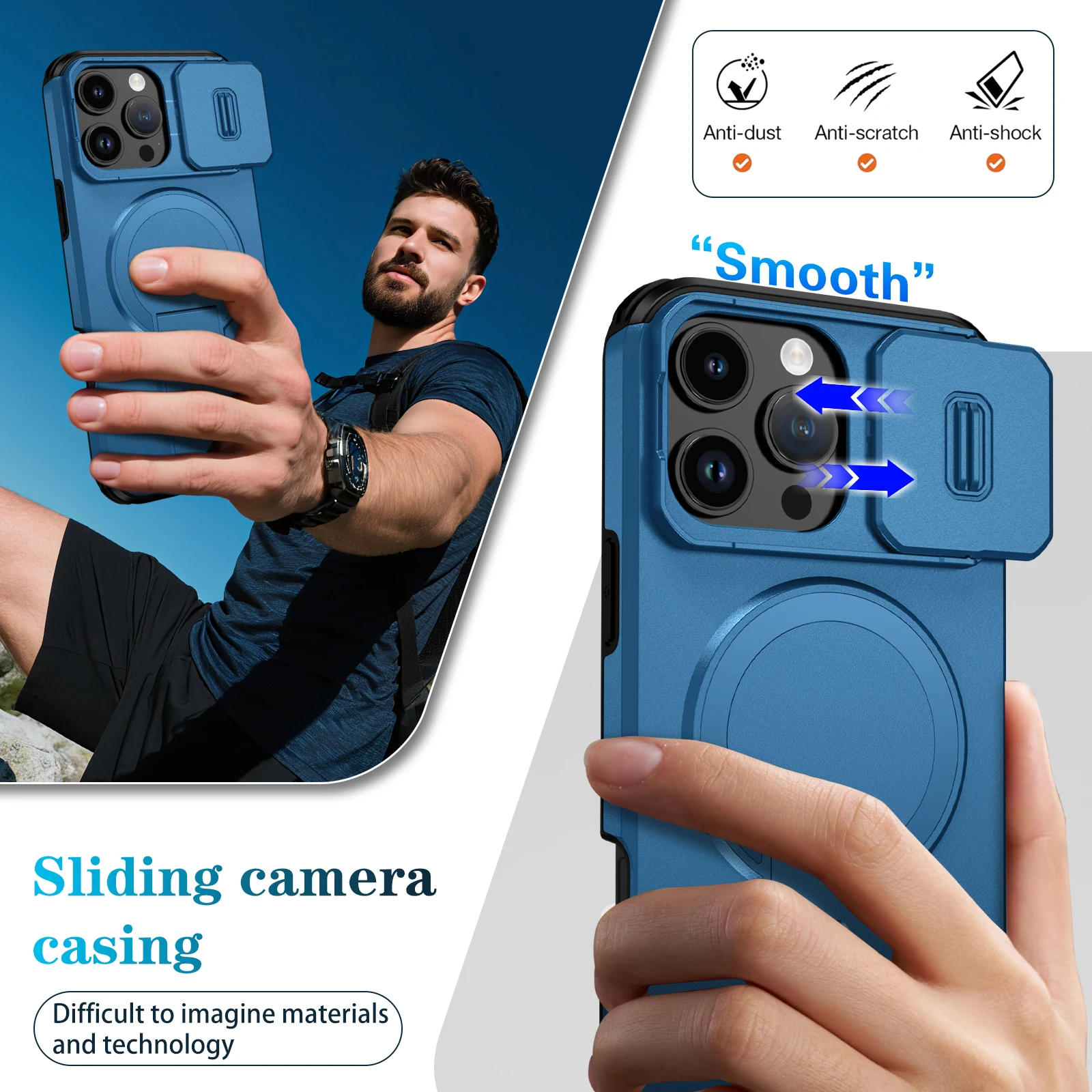 

Case for Iphone 17 Pro Max Air 16e Plus 16 Pro Dual Layer Shockproof Coque Lens Protect Cover for iphone17