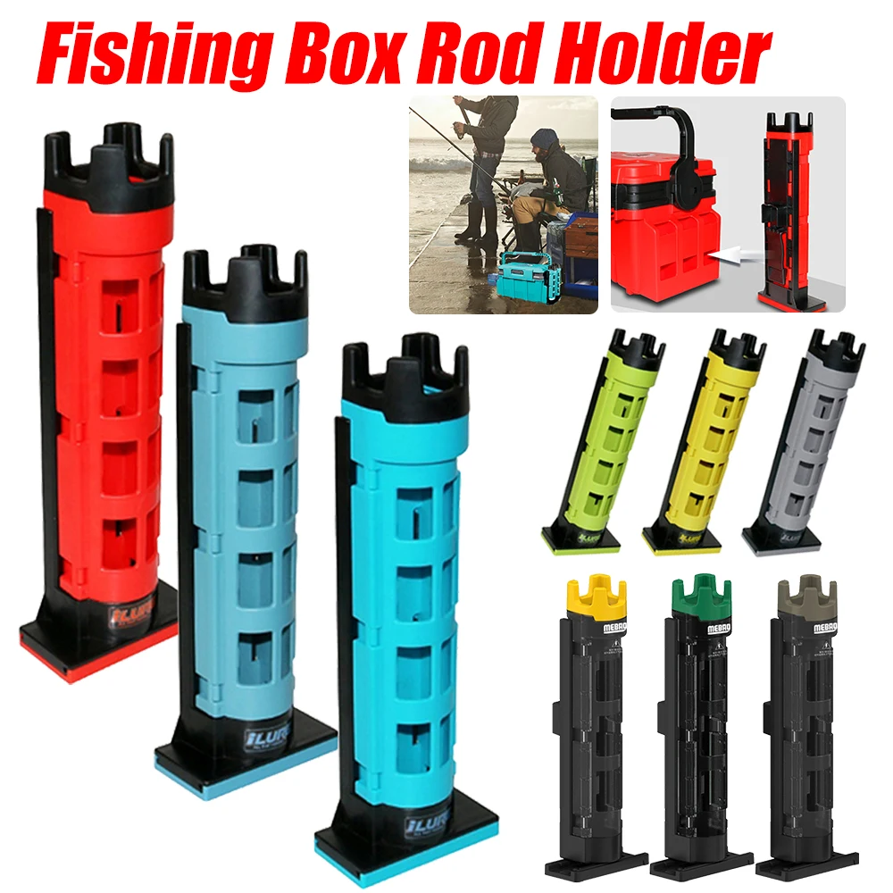 Portable Fishing Box Rod Stand Fishing Box Rod Barrel Holder Fishing Box Pole Accessories Suit For Opass Meiho Versus  낚시받침