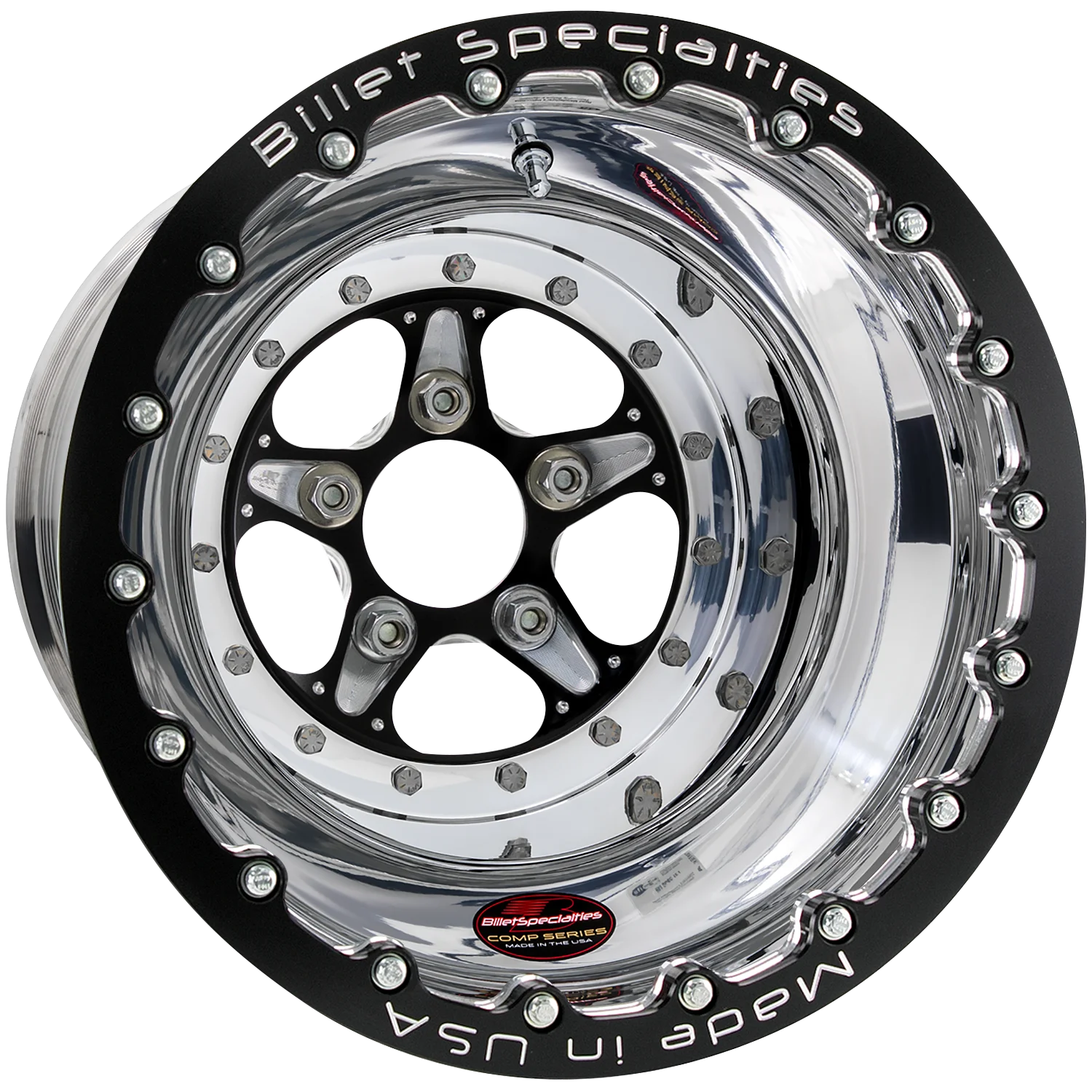 Billet Specialties COMP 5 - Single Ball Locking Rear Wheel, High Quality Trailer Wheel For Camaro Corvette C7