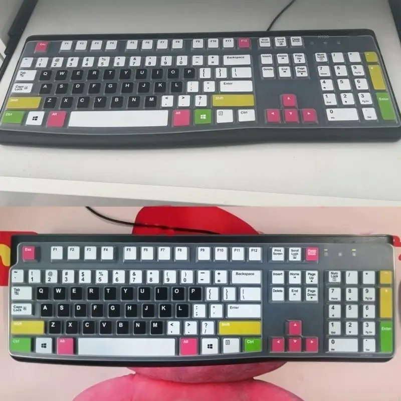 غطاء لوحة المفاتيح 20CB لـ K120 MK120 لوحة مفاتيح لوحة مفاتيح سيليكون حماة لوحة مفاتيح الجلد