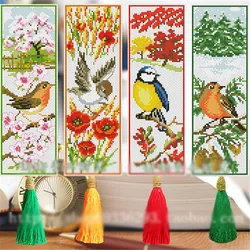 BK039 Cross Stitch Kits Cross-stitch Set Floss Threads Plastic Canvas Bookmark Package Marker Diy Gift for Friends Christmas Kit