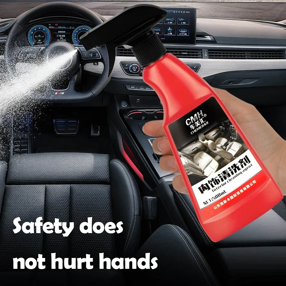 500ml Car Plastic Restore Agent Leather Repair Kit Auto Interior Parts Coating Renovation Restorer Accessories