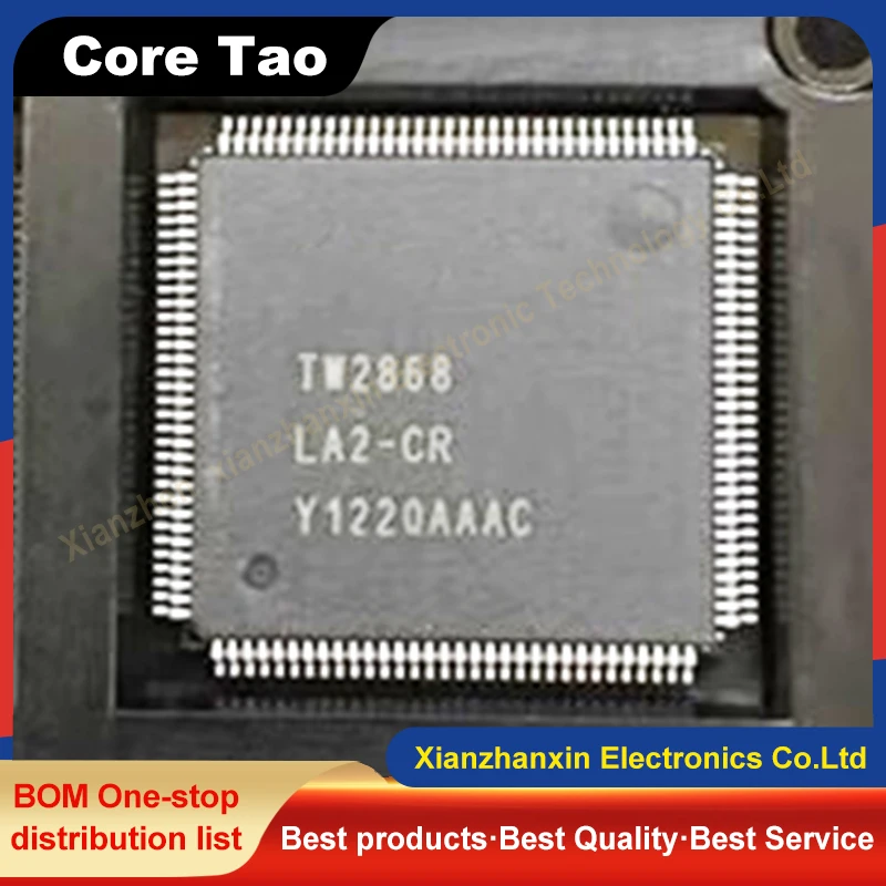 1pcs/lot TW2868-LA2-CR TW2868 TQFP-128 Car navigation chip