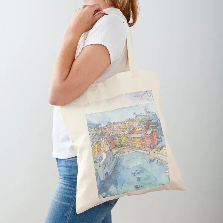 

Vernazza, Cinque Terre Tote Bag hand bag bags woman 2025 sacs de shopping Fabric bag