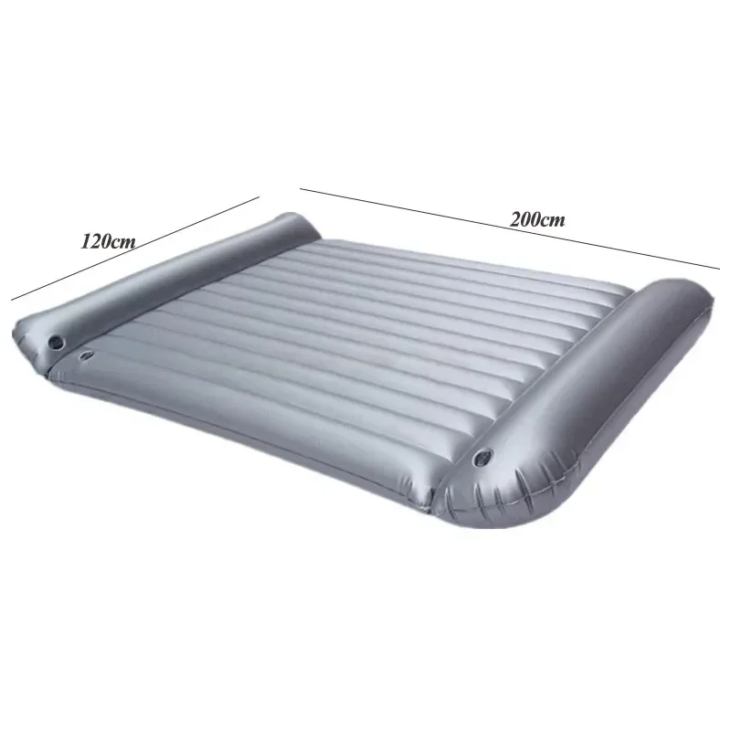 Queen size inflatable water massage air bed