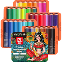 KALOUR Professional Colored Pencils Set of 120 Colors for Drawing Sketching Shading Coloring Pencil for Adults Artists Beginners