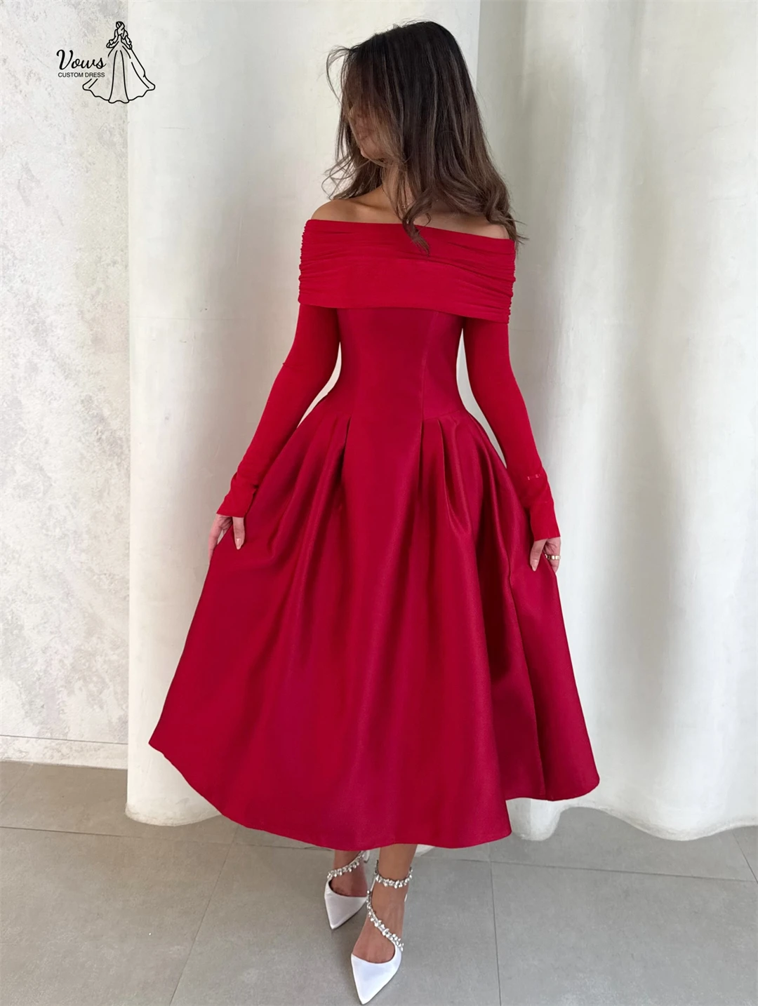 Vows Abiti in raso Abiti da festa di lusso per occasioni speciali Linea su misura A Abiti da sera eleganti per donna di lusso