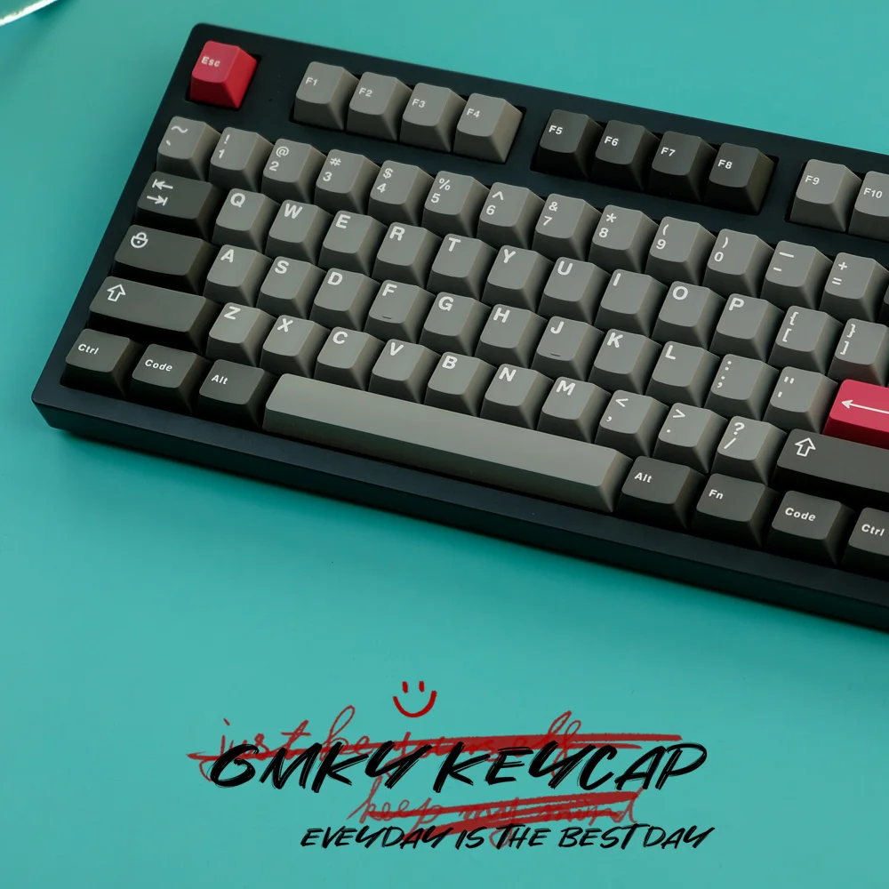 Imagem -03 - Gmky Dolch Cores Keycaps Cereja Perfil Duplo Tiro Abs Fonte Pbt Keycaps Abs Fonte para mx Interruptor Teclado Mecânico