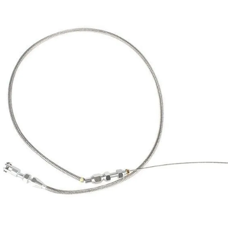

For Chevy LS1 Engine 97-07 4.8L 5.3L 5.7L 6.0L Braided Throttle Cable Kit 24"