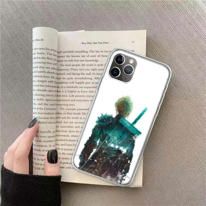 Final Fantasy VII Phone For Apple Iphone 14 12 13 15 Pro Max Mini 11 16 Plus X XS XR Case SE 2020 Shell Cover Clear TPU Protect