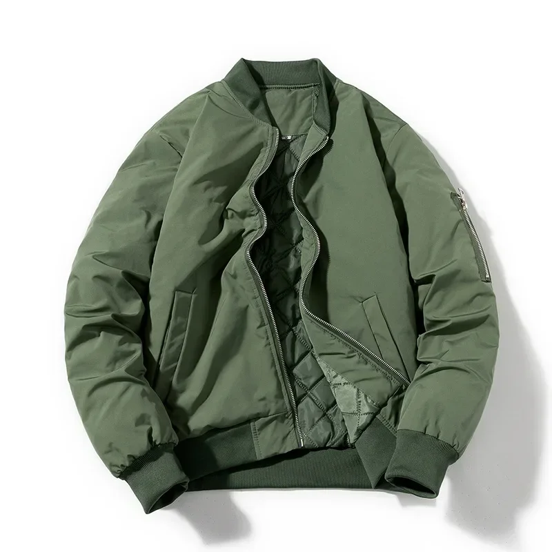 

Spring Autumn Workwear Oversize Green Work Pilot Jacket Business Team Clothing Baseball Coat Plus Size Bomber Jacket 4xl 5xl