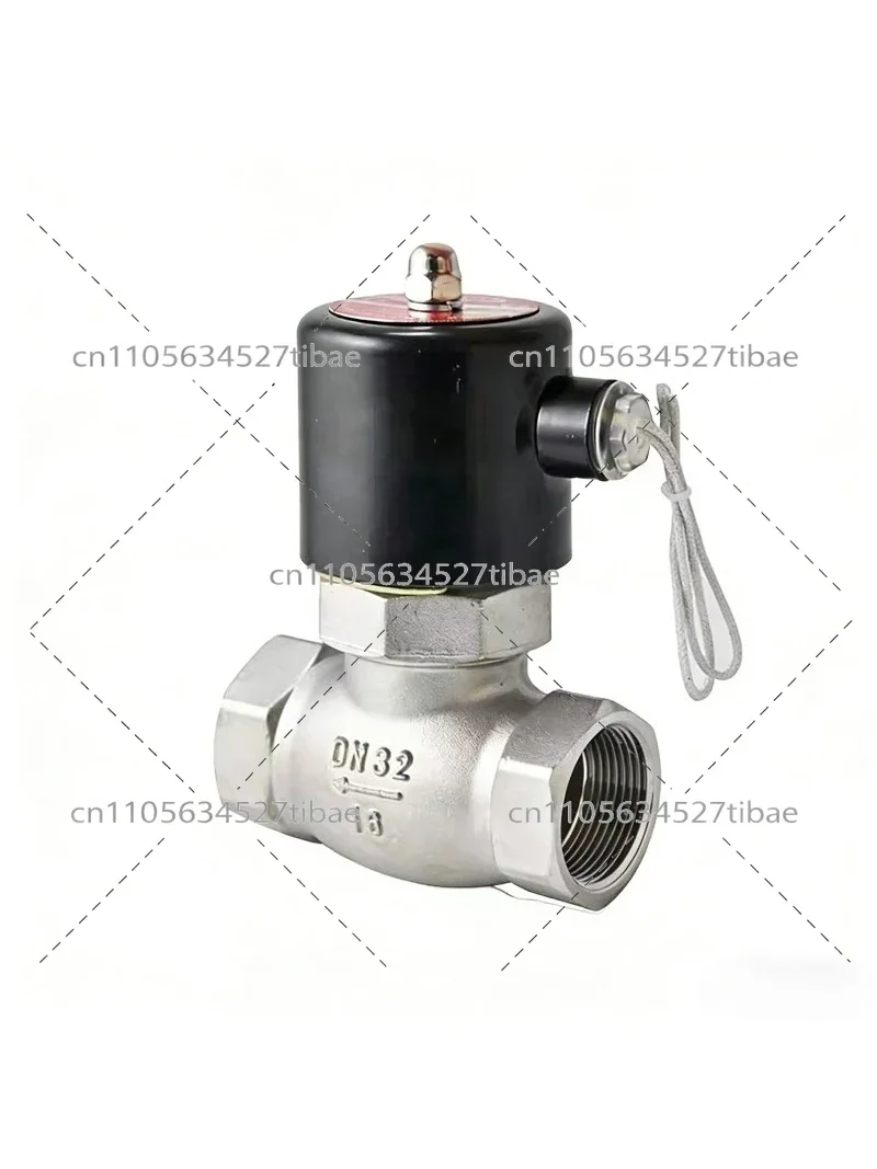 High Temperature 200 Degree Solenoid Valve 1/2' 3/4' Normally Closed Hot Water Solenoid Valve for Plumbing Systems