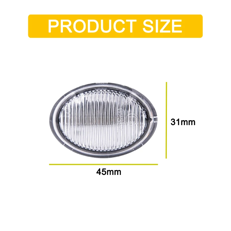 12V Clear Lens Led Side Marker Lamp Assembly Voor Alfa Romeo 4C 2013-Up Blinker Richtingaanwijzer