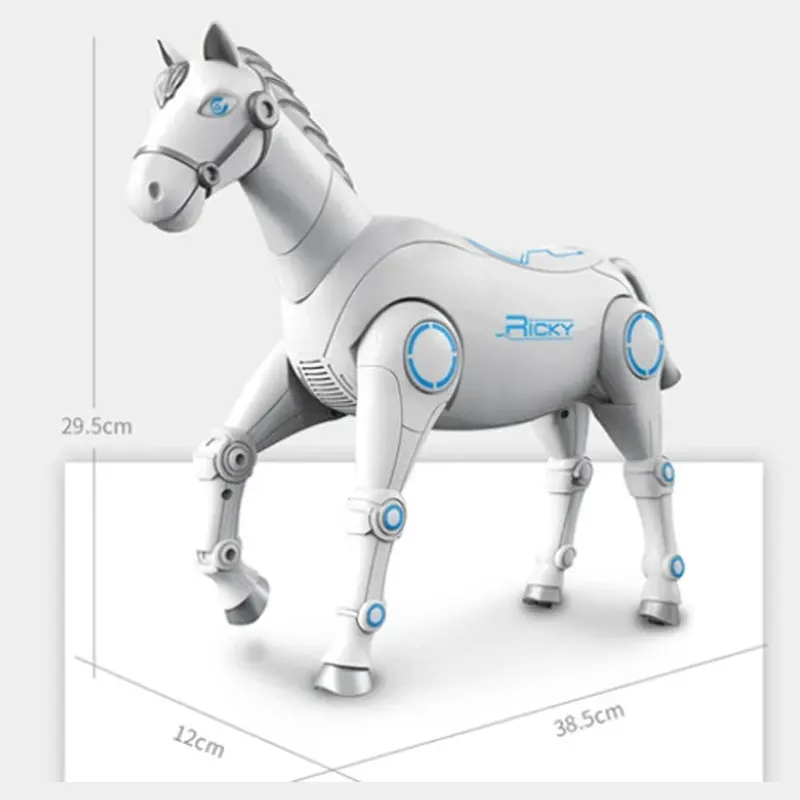 Rcスマートロボット馬、インタラクティブリモコン、動物の歌、ダンスペット、電子音楽おもちゃ