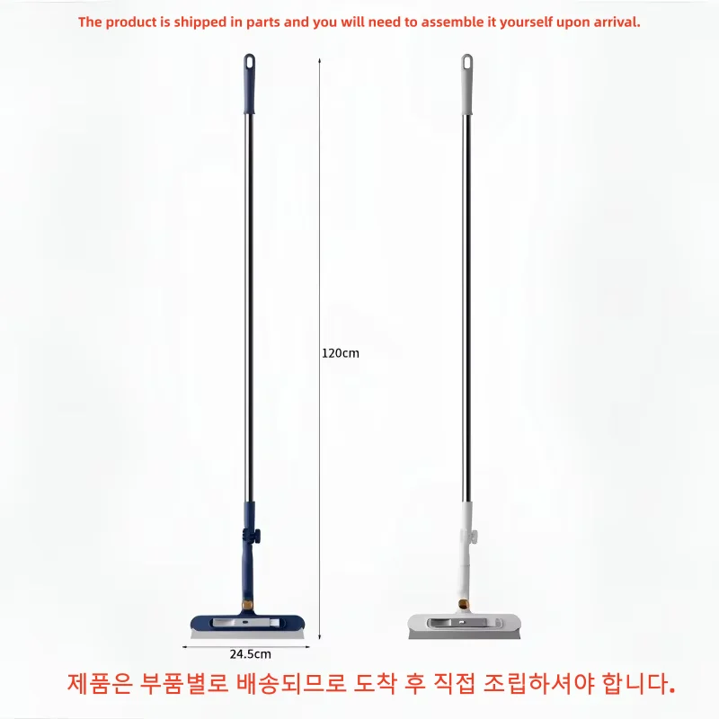 2in1 Highrise Glass Brush Window with Squeegee and Mini Brush Rotatable Glass Wiper Home Cleaning Tool for Glass,Walls and Floor image 6
