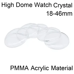 Wholesale 1mm High Dome Watch Crystal Diameter 18mm to 46mm Round Retro Pocket Watch Glass Watch Repair Parts