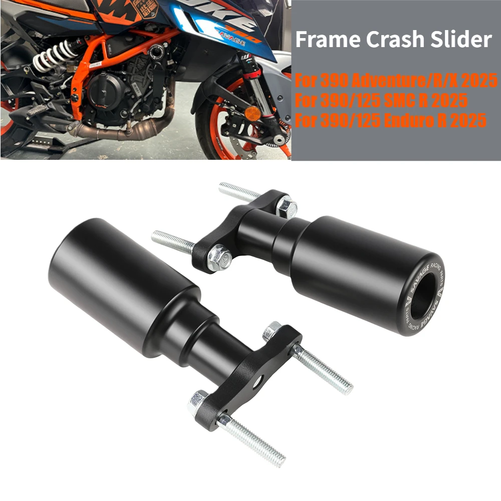 2025 For 390 Adventure SMC R 125 Enduro R Motorcycle Frame Slider Crash Protector Engine Crash Protection Fairing Guard
