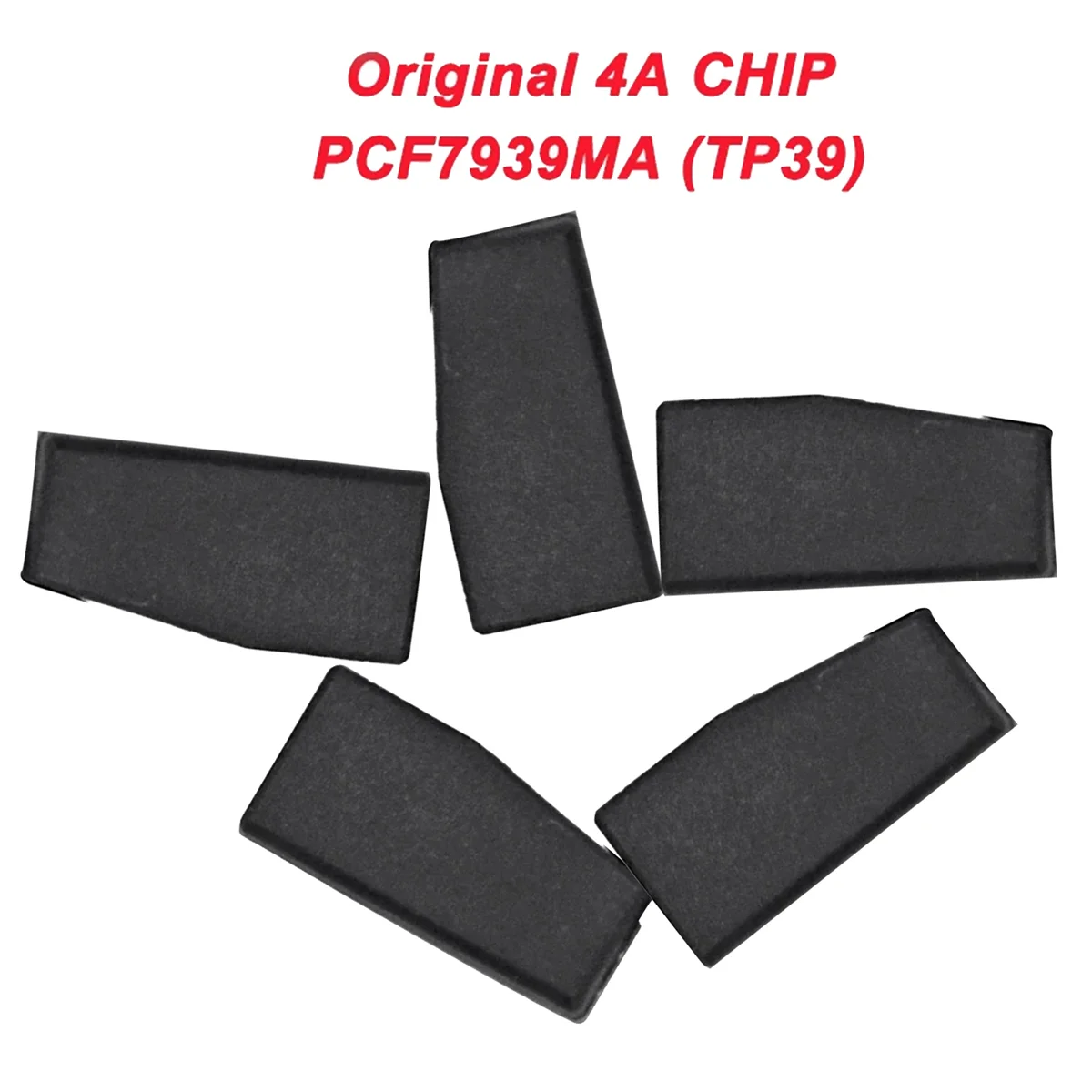 Chips em branco do transponder PCF7939MA, PCF7939, TP39, 7939MA, 7939, 4A, ID49, chip chave do carro para Renault BB20, Fiat, Nissan, 5pcs