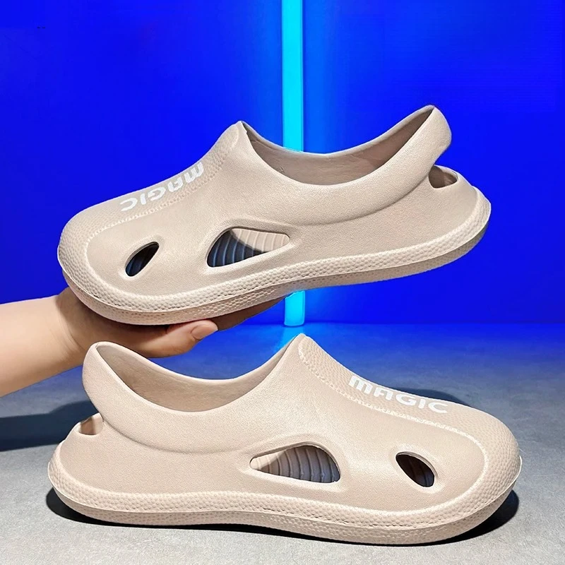 

Тапочки Cloud Feel EVA с закрытым носком, парные, нескользящие, на толстой подошве, повседневные, модные, универсальные, для дома и улицы, на каждый день