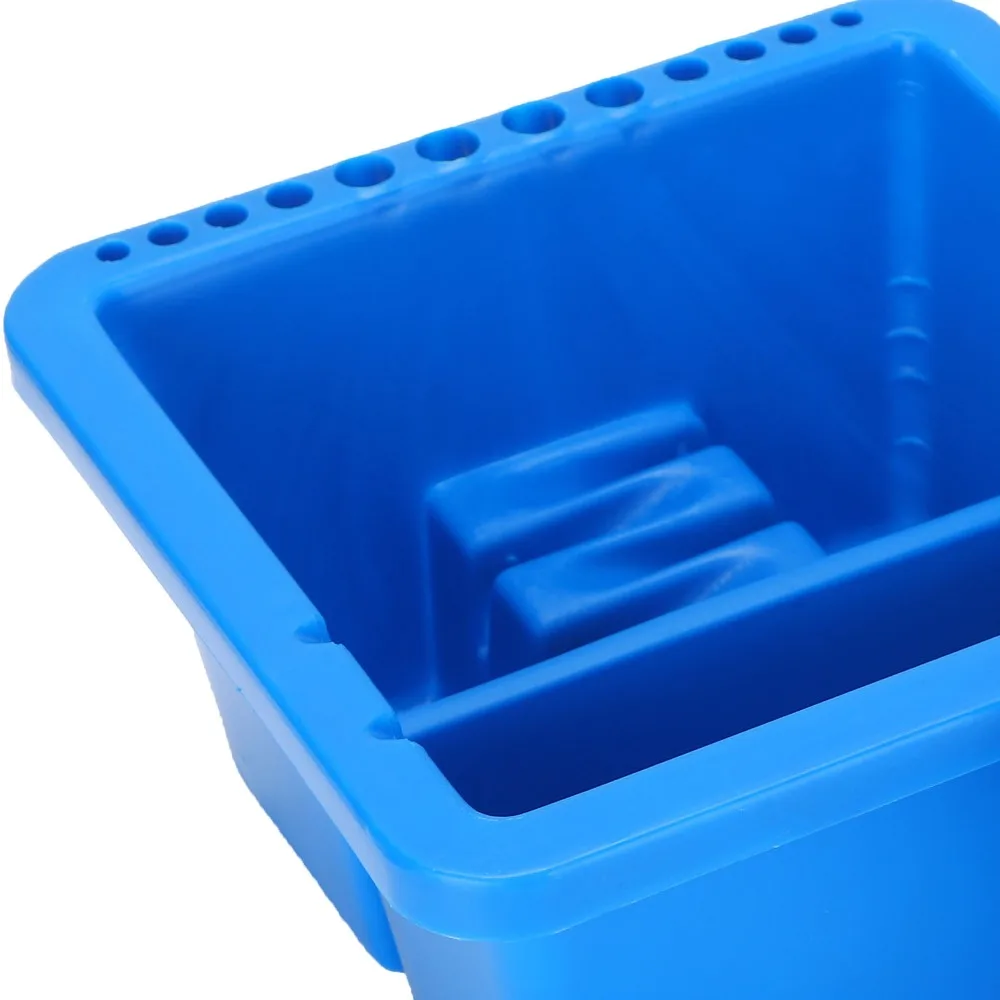 6.3 x 6.3 x 3.5in Art Brush Washing Basin Multi Functional Square Paint Rinse Container Premium Plastic Painting Rinse Cup