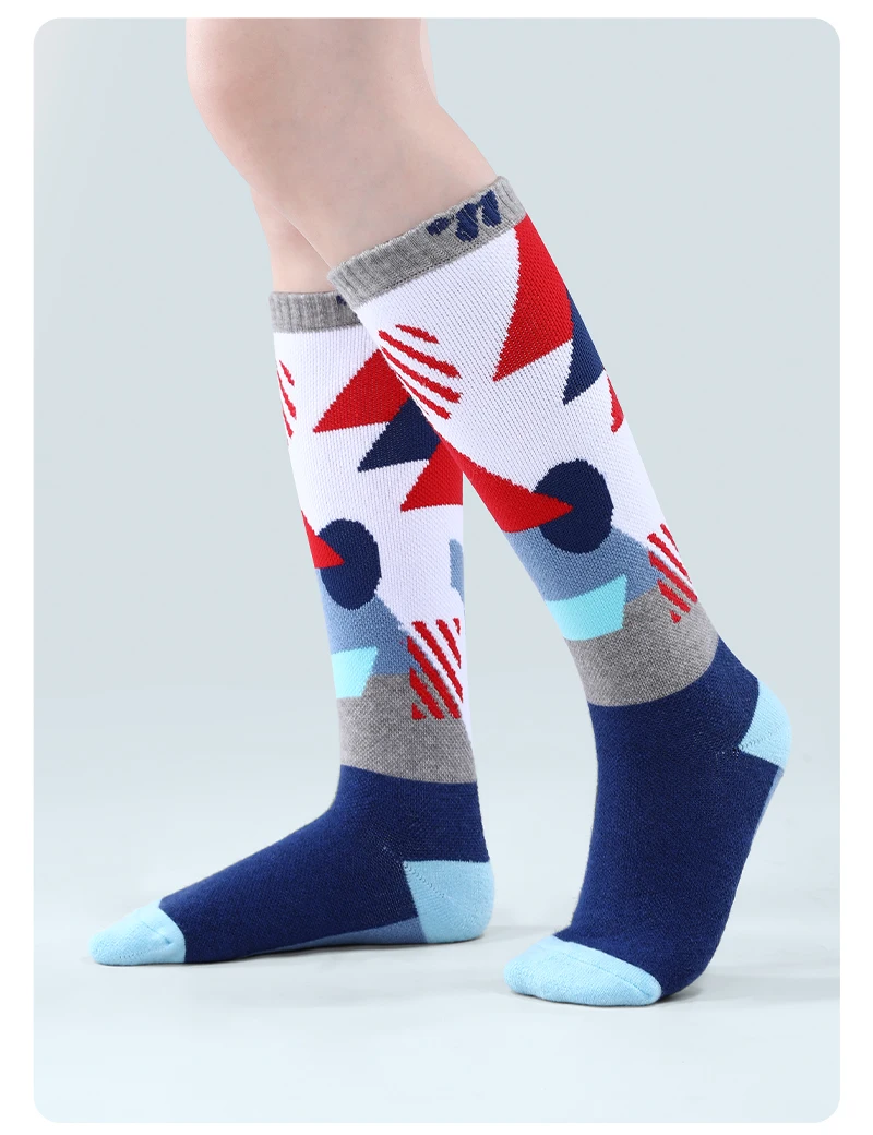 WEST BIKING Thermosocken aus Merinowolle für Jungen und Mädchen, feuchtigkeitsableitend, verdickt, warm, Ski, Wandern, Dämpfung, Kompressions-Sportsocken – Detail 17
