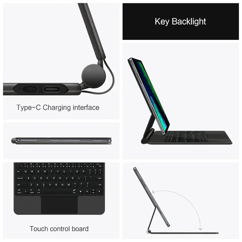 Magic Keyboard Folio For Xiaomi Pad 6 Pad6 11 inch Tablet for MiPad 6 Mi Pad 6 5 Pro 11