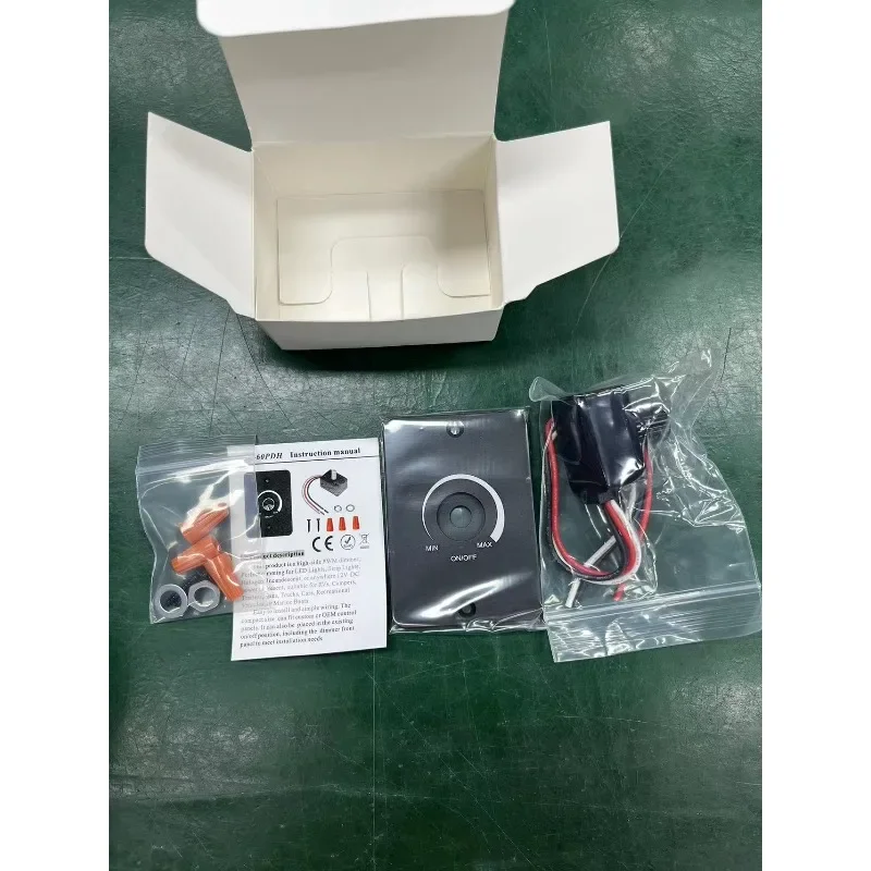 

Zza For Dimmer Switch DC12V 5A PWM Rotary LED Halogen/Incandescent/Puck/Awning Light Suitable Travel Trailer Marine Auto