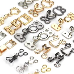 Metal Invisible Hook Buttons Pant Hook Diy Mink Coat Windbreaker Fur Collar Hook Clothing Decor Sewing Accessory 10set/lot
