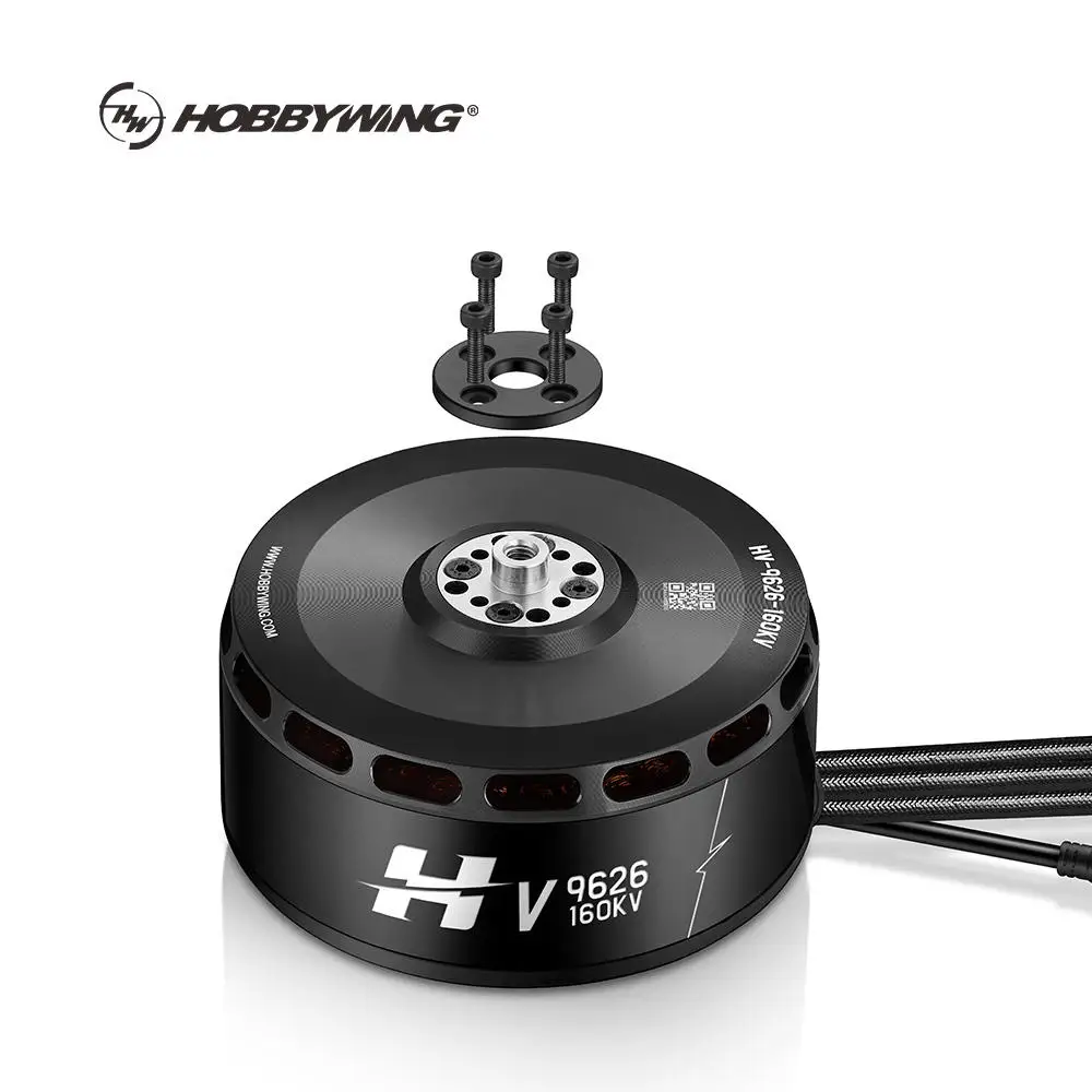 HV 9626 160KV Vertical Aerial Survey Fix-wing Brushless Power Motor DC Drone Motor IPC Vertical Takeoff Drone Motor Accessories