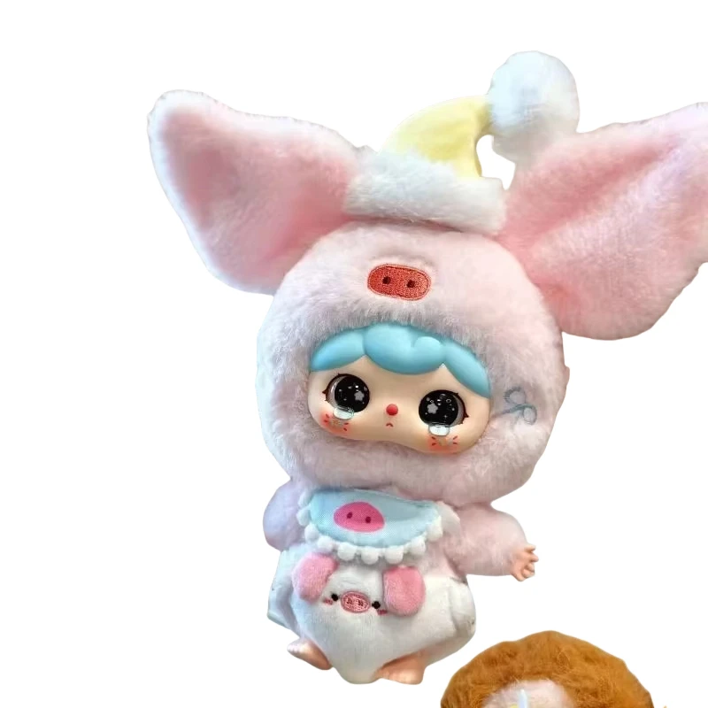 

Hot Baby Three 6 шт. могут милять для второго поколения животных детский сад плюшевая глухая коробка виниловая кукла кулон игрушка подарки