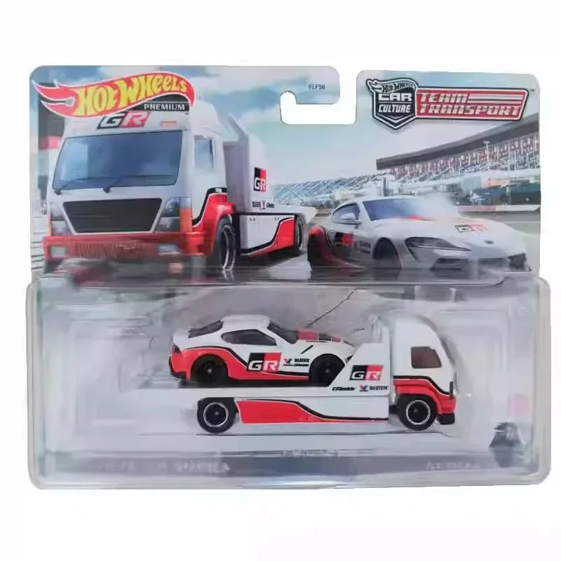 Hot Wheels Car Model Car Culture Team Transport Series Flf56 Car Model Hw Alloy Cars Model Collection Ornament Birthday Toy Gift